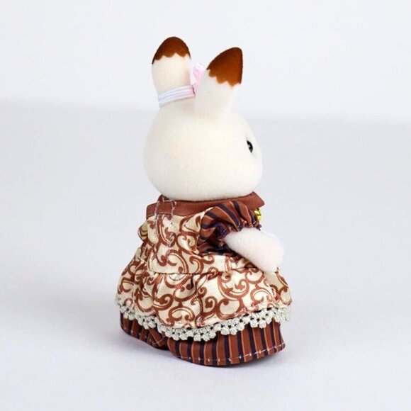 Calico Critters Sylvanian Families C-74 Chocolate Rabbit Sister - Anniversary‎ - Picture 5 of 7